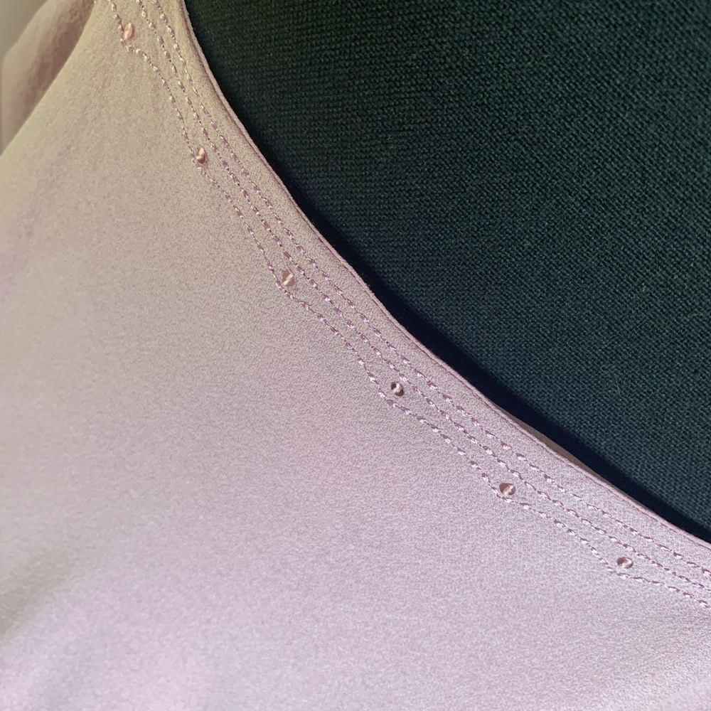 Jones New York Cami-style top -silk-lavender-size 12 - Picture 8 of 14